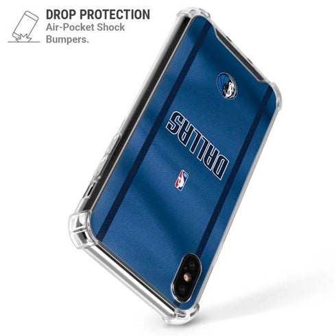 NBA Dallas Mavericks Jersey iPhone XS Max Clear Case
