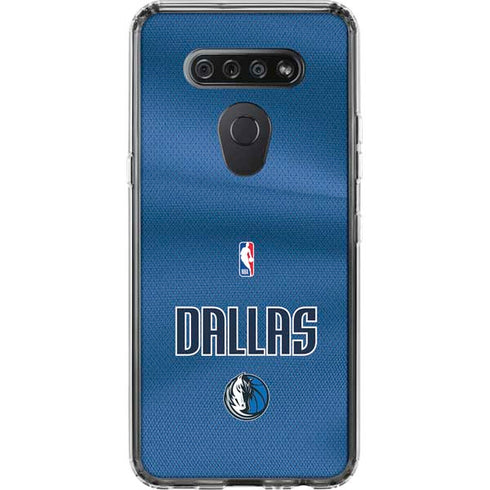NBA Dallas Mavericks Jersey LG K51/Q51 Clear Case