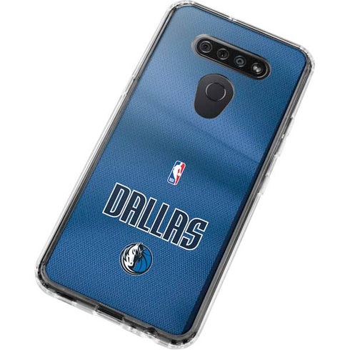 NBA Dallas Mavericks Jersey LG K51/Q51 Clear Case