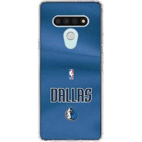 NBA Dallas Mavericks Jersey LG Stylo 6 Clear Case