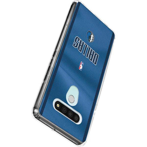NBA Dallas Mavericks Jersey LG Stylo 6 Clear Case