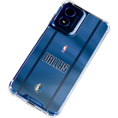 NBA Dallas Mavericks Jersey Moto G 5G (2024) Clear Case