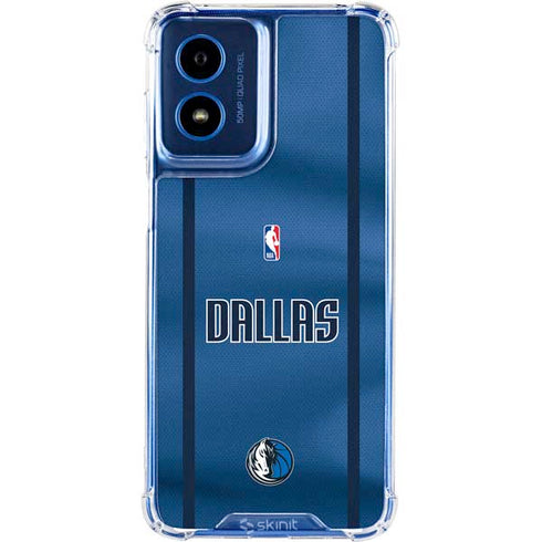 NBA Dallas Mavericks Jersey Moto G Play 4G (2024) Clear Case