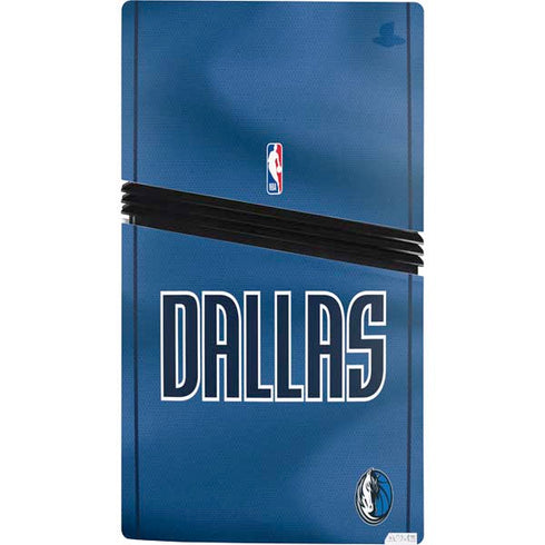 NBA Dallas Mavericks Jersey PS5 Pro Console Skin