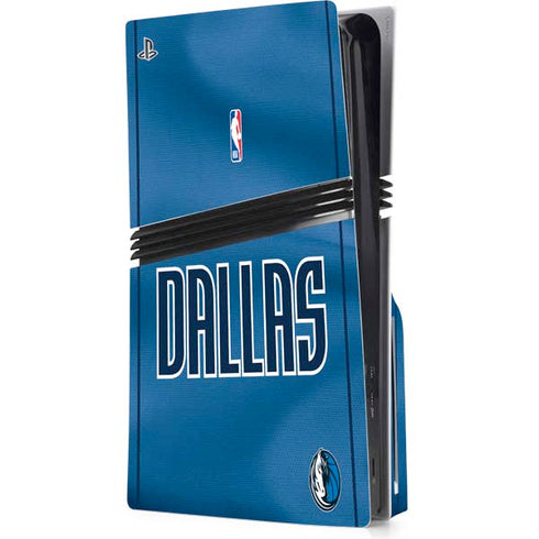 NBA Dallas Mavericks Jersey PS5 Pro Disk Console Skin