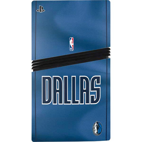 NBA Dallas Mavericks Jersey PS5 Pro Disk Console Skin