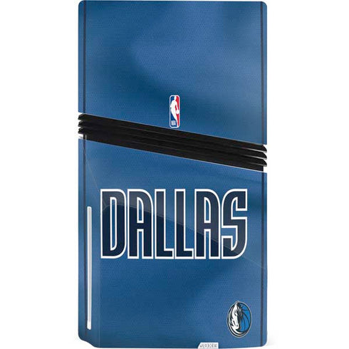 NBA Dallas Mavericks Jersey PS5 Pro Disk Console Skin