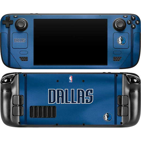 NBA Dallas Mavericks Jersey Steam Deck Handheld Gaming Computer OLED Skin