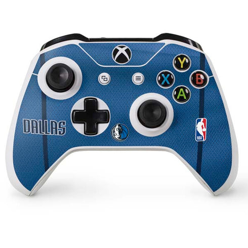 NBA Dallas Mavericks Jersey Xbox One S Console and Controller Bundle Skin