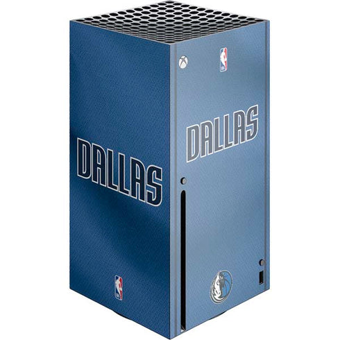 NBA Dallas Mavericks Jersey Xbox Series X Console Skin