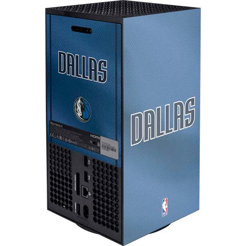 NBA Dallas Mavericks Jersey Xbox Series X Console Skin