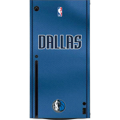 NBA Dallas Mavericks Jersey Xbox Series X Console Skin