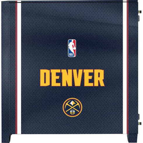 NBA Denver Nuggets Jersey Corsair 4000D Tempered Glass Mid-Tower ATX Case Skin