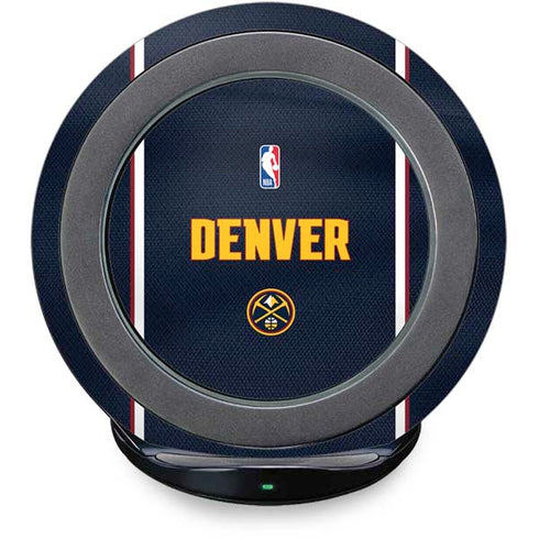 NBA Denver Nuggets Jersey Fast Charge Wireless Charging Stand Skin