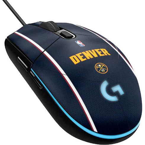 NBA Denver Nuggets Jersey G203 Prodigy RGB Wired Gaming Mouse Skin