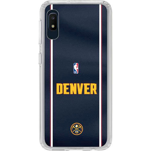 NBA Denver Nuggets Jersey Galaxy A10e Clear Case
