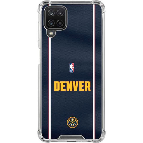 NBA Denver Nuggets Jersey Galaxy A12 Clear Case