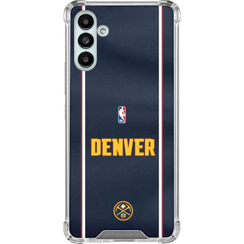 NBA Denver Nuggets Jersey Galaxy A13 5G Clear Case