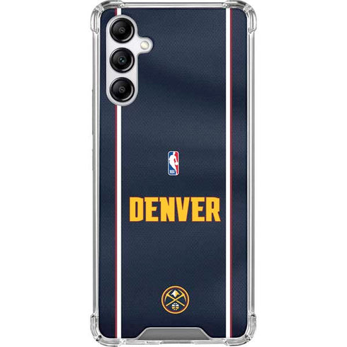 NBA Denver Nuggets Jersey Galaxy A14 5G Clear Case