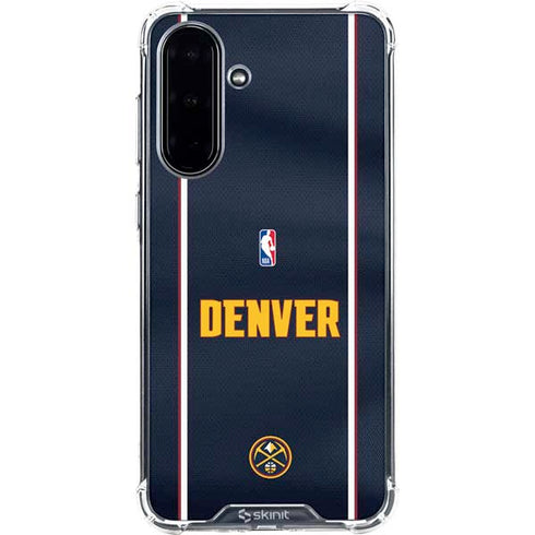 NBA Denver Nuggets Jersey Galaxy A36 5G Clear Case