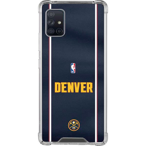 NBA Denver Nuggets Jersey Galaxy A51 5G Clear Case