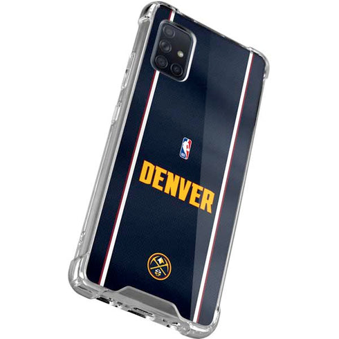 NBA Denver Nuggets Jersey Galaxy A51 5G Clear Case