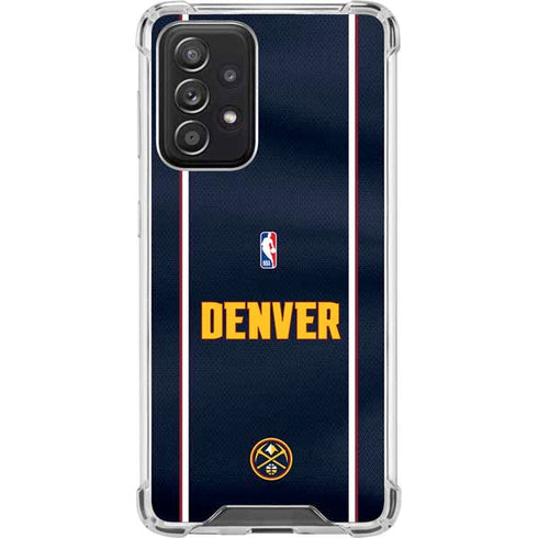 NBA Denver Nuggets Jersey Galaxy A52 5G Clear Case