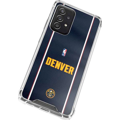 NBA Denver Nuggets Jersey Galaxy A52 5G Clear Case