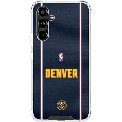 NBA Denver Nuggets Jersey Galaxy A54 5G Clear Case