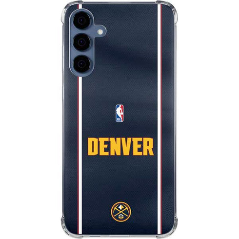 NBA Denver Nuggets Jersey Galaxy A55 5G Clear Case