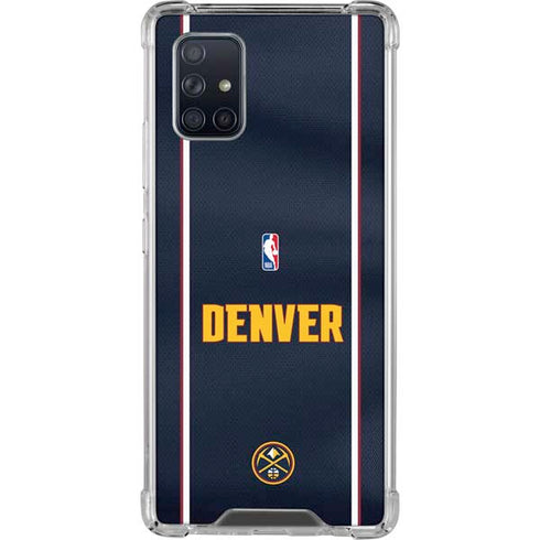NBA Denver Nuggets Jersey Galaxy A71 5G Clear Case