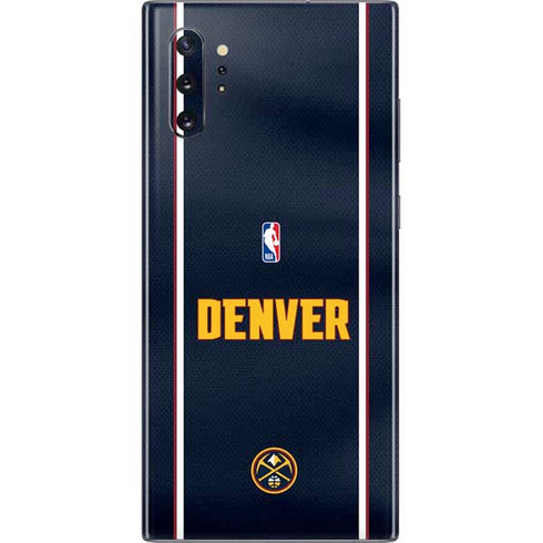NBA Denver Nuggets Jersey Galaxy Note 10 Plus Skin