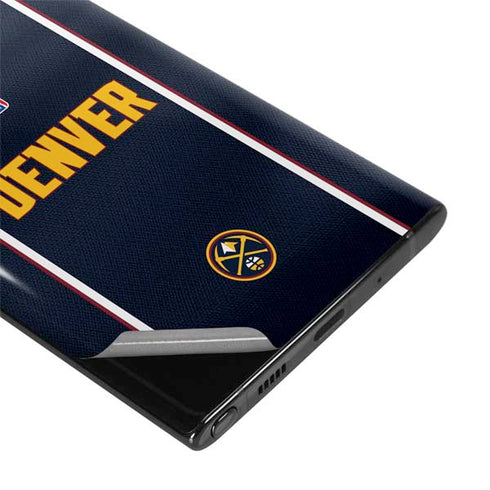 NBA Denver Nuggets Jersey Galaxy Note 10 Plus Skin