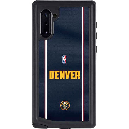 NBA Denver Nuggets Jersey Galaxy Note 10 Waterproof Case