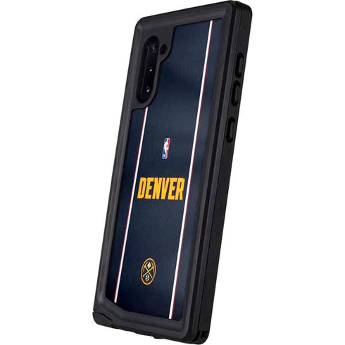 NBA Denver Nuggets Jersey Galaxy Note 10 Waterproof Case