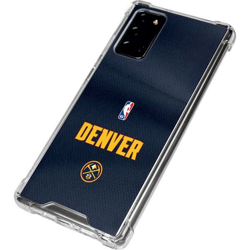 NBA Denver Nuggets Jersey Galaxy Note20 5G Clear Case