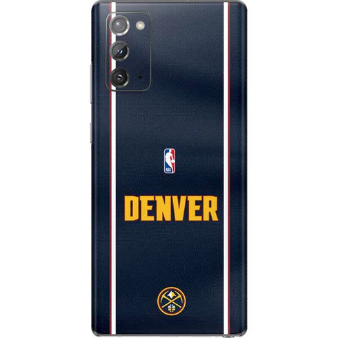 NBA Denver Nuggets Jersey Galaxy Note20 5G Skin