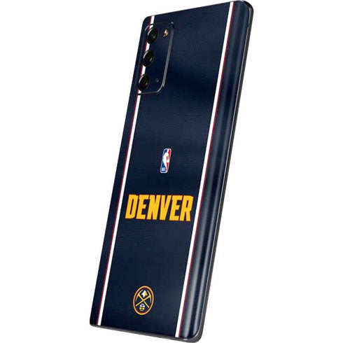 NBA Denver Nuggets Jersey Galaxy Note20 5G Skin