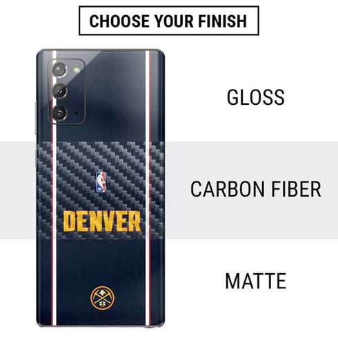 NBA Denver Nuggets Jersey Galaxy Note20 5G Skin