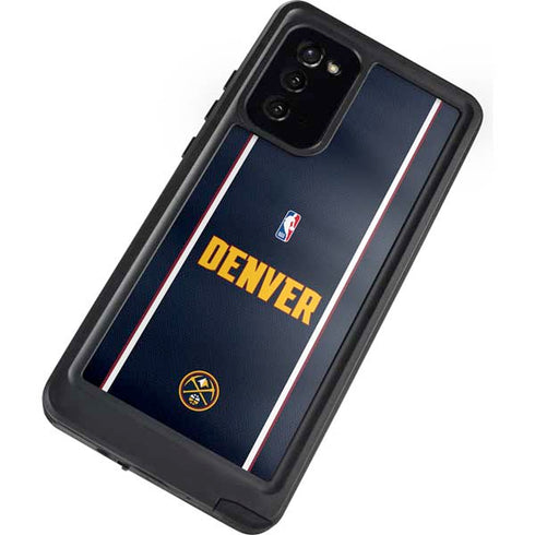NBA Denver Nuggets Jersey Galaxy Note20 5G Waterproof Case