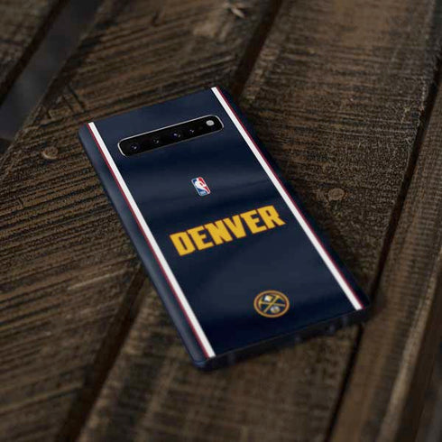 NBA Denver Nuggets Jersey Galaxy S10 Skin