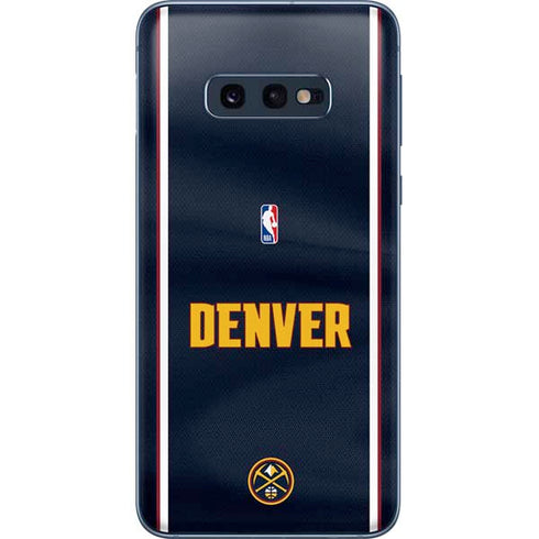 NBA Denver Nuggets Jersey Galaxy S10e Skin