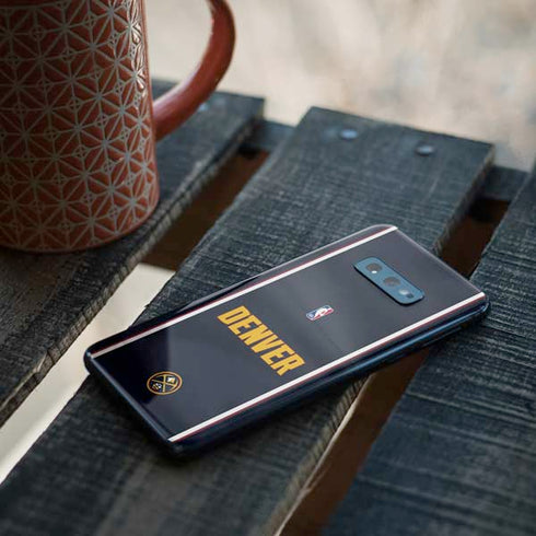 NBA Denver Nuggets Jersey Galaxy S10e Skin