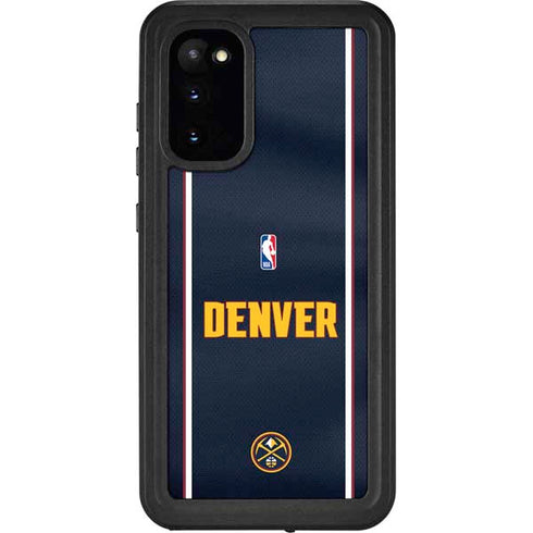 NBA Denver Nuggets Jersey Galaxy S20 Waterproof Case
