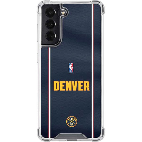 NBA Denver Nuggets Jersey Galaxy S22 Clear Case