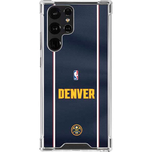 NBA Denver Nuggets Jersey Galaxy S22 Ultra Clear Case