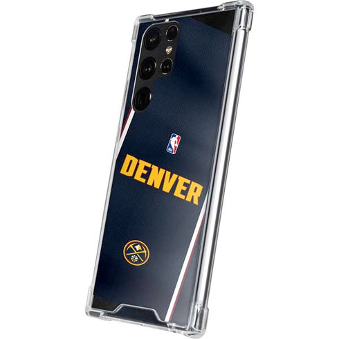 NBA Denver Nuggets Jersey Galaxy S22 Ultra Clear Case