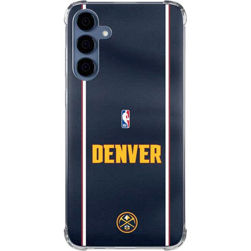 NBA Denver Nuggets Jersey Galaxy S24 Clear Case