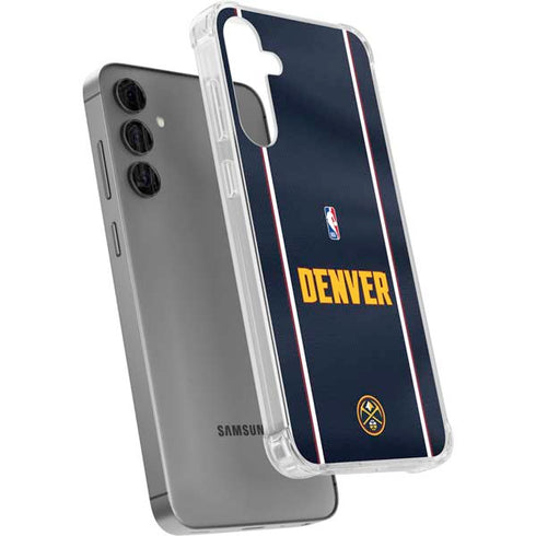 NBA Denver Nuggets Jersey Galaxy S24 Plus Clear Case