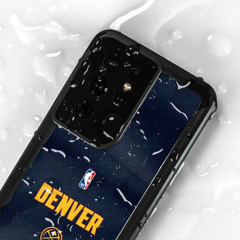 NBA Denver Nuggets Jersey Galaxy S24 Ultra Waterproof Case